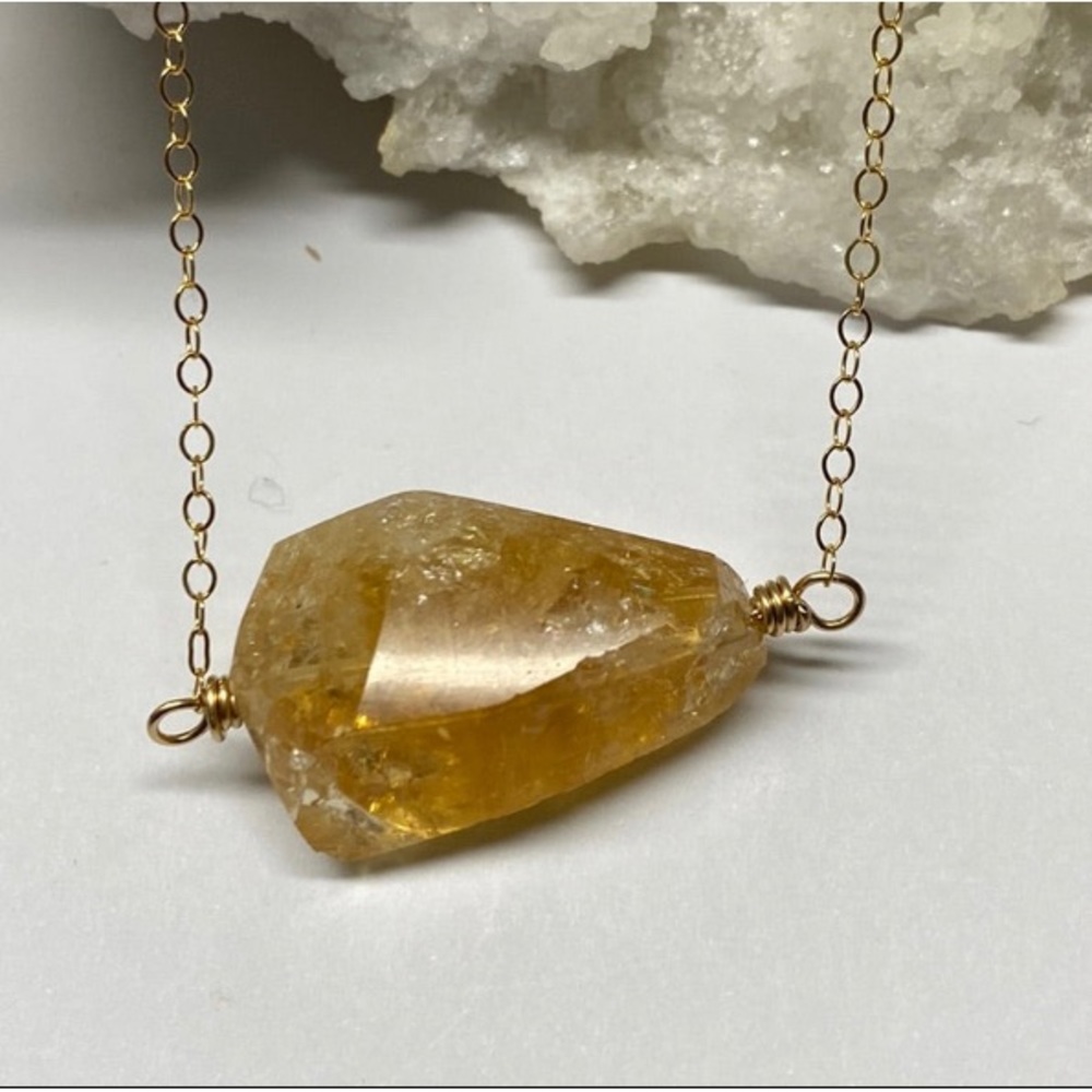 Citrine Gemstone Pendant
